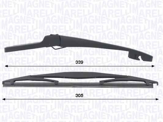 Wiper Arm Set, window cleaning MAGNETI MARELLI 000723180447