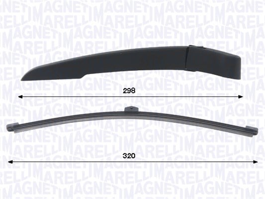 Wiper Arm Set, window cleaning MAGNETI MARELLI 000723180449