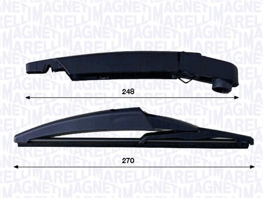 Wiper Arm Set, window cleaning MAGNETI MARELLI 000723180452