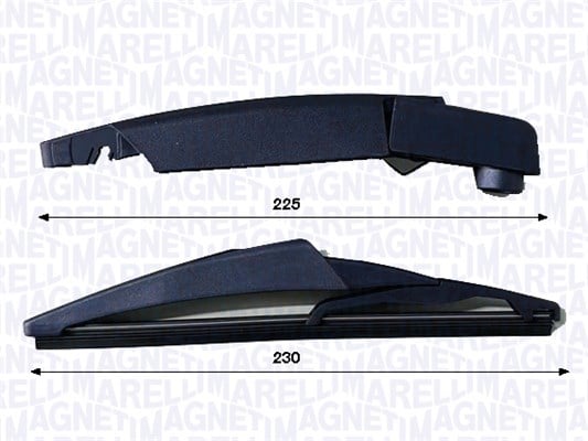 Wiper Arm Set, window cleaning MAGNETI MARELLI 000723180453