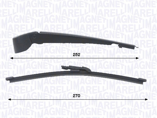 Wiper Arm Set, window cleaning MAGNETI MARELLI 000723180454