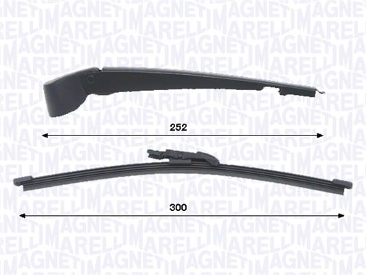 Wiper Arm Set, window cleaning MAGNETI MARELLI 000723180455