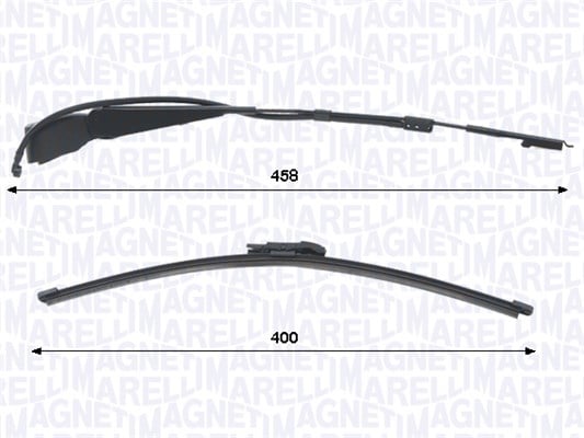 Wiper Arm Set, window cleaning MAGNETI MARELLI 000723180458