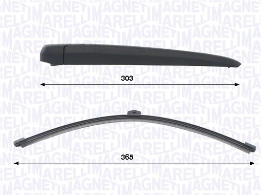 Wiper Arm Set, window cleaning MAGNETI MARELLI 000723180459