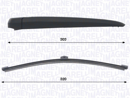 Wiper Arm Set, window cleaning MAGNETI MARELLI 000723180460
