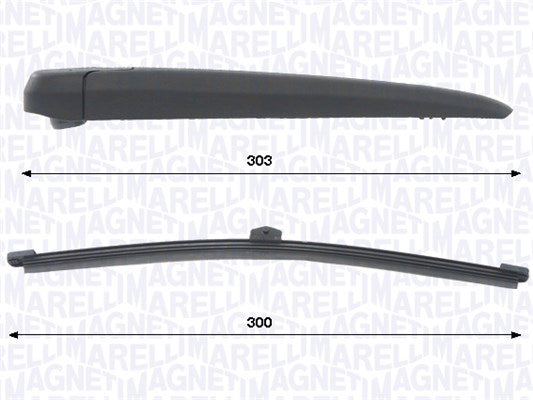Wiper Arm Set, window cleaning MAGNETI MARELLI 000723180463