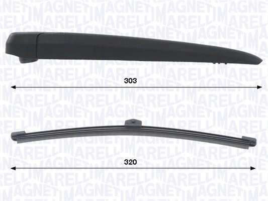 Wiper Arm Set, window cleaning MAGNETI MARELLI 000723180464