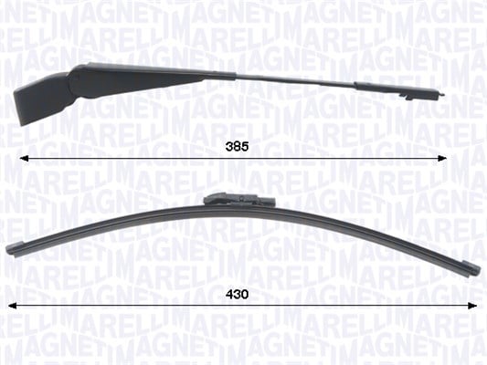Wiper Arm Set, window cleaning MAGNETI MARELLI 000723180465
