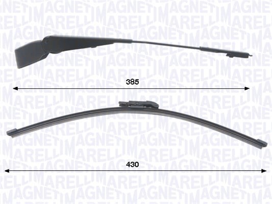 Wiper Arm Set, window cleaning MAGNETI MARELLI 000723180466