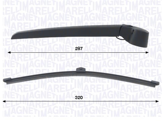 Wiper Arm Set, window cleaning MAGNETI MARELLI 000723180468