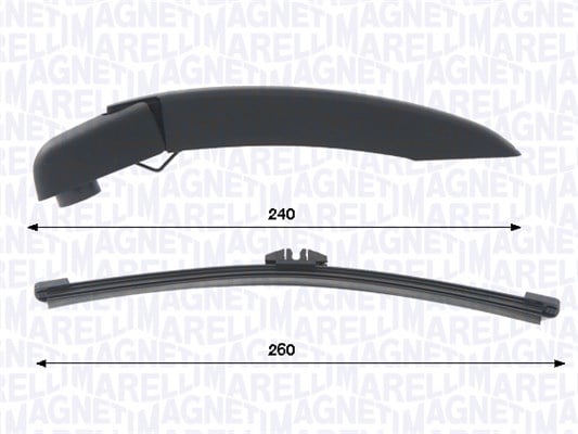 Wiper Arm Set, window cleaning MAGNETI MARELLI 000723180470