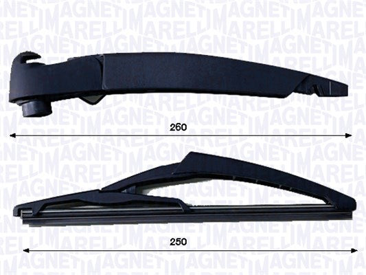 Wiper Arm Set, window cleaning MAGNETI MARELLI 000723180471