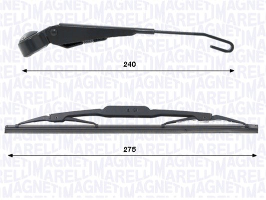 Wiper Arm Set, window cleaning MAGNETI MARELLI 000723180473