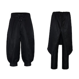 Retro Vintage Medieval Século XVII Baile de Máscara Calça Pirata Pirata Viking Homens Dia Das Bruxas Festa - Noite Calças
