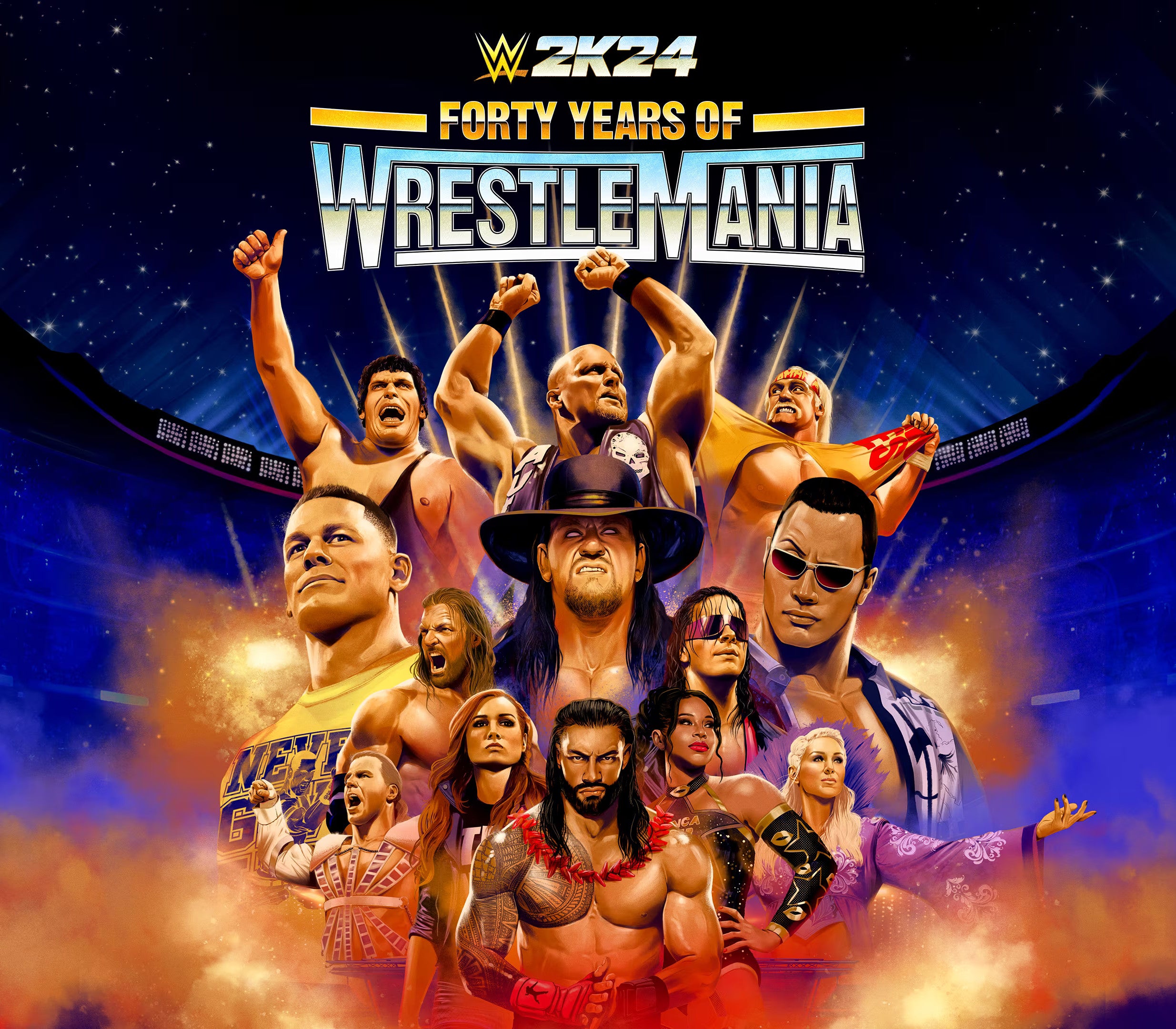 WWE 2K24 Forty Years of WrestleMania Edition XBOX One - Xbox Series X|S CD Key