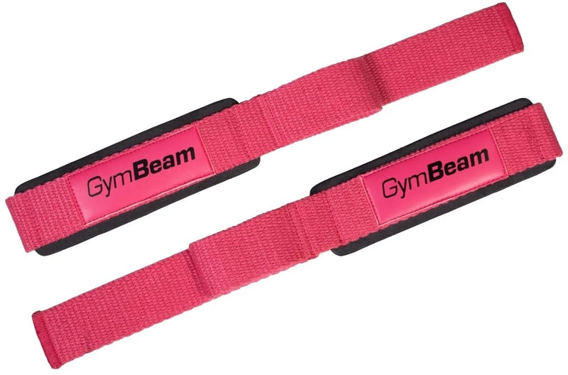 GymBeam X-Grip-remmar i rosa färg