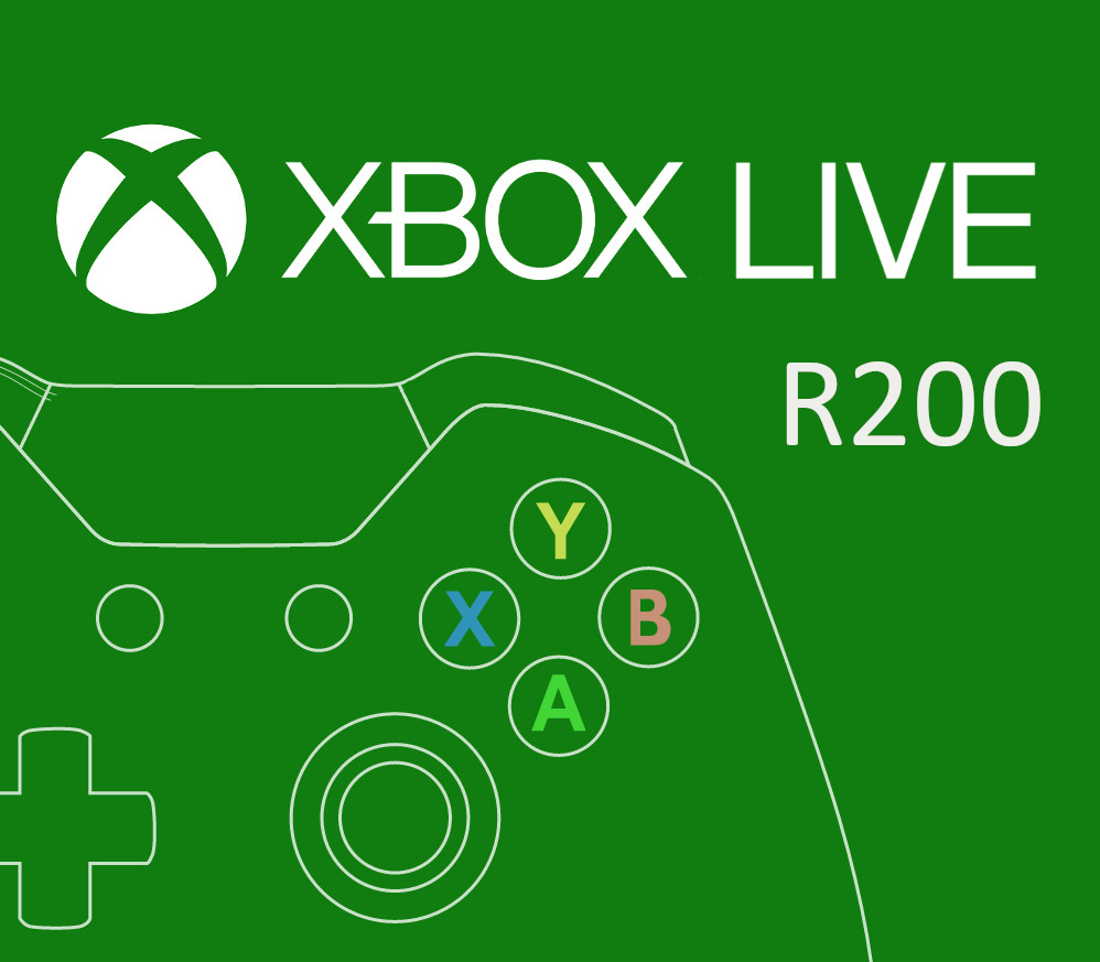 XBOX Live R200 Prepaid Card ZA