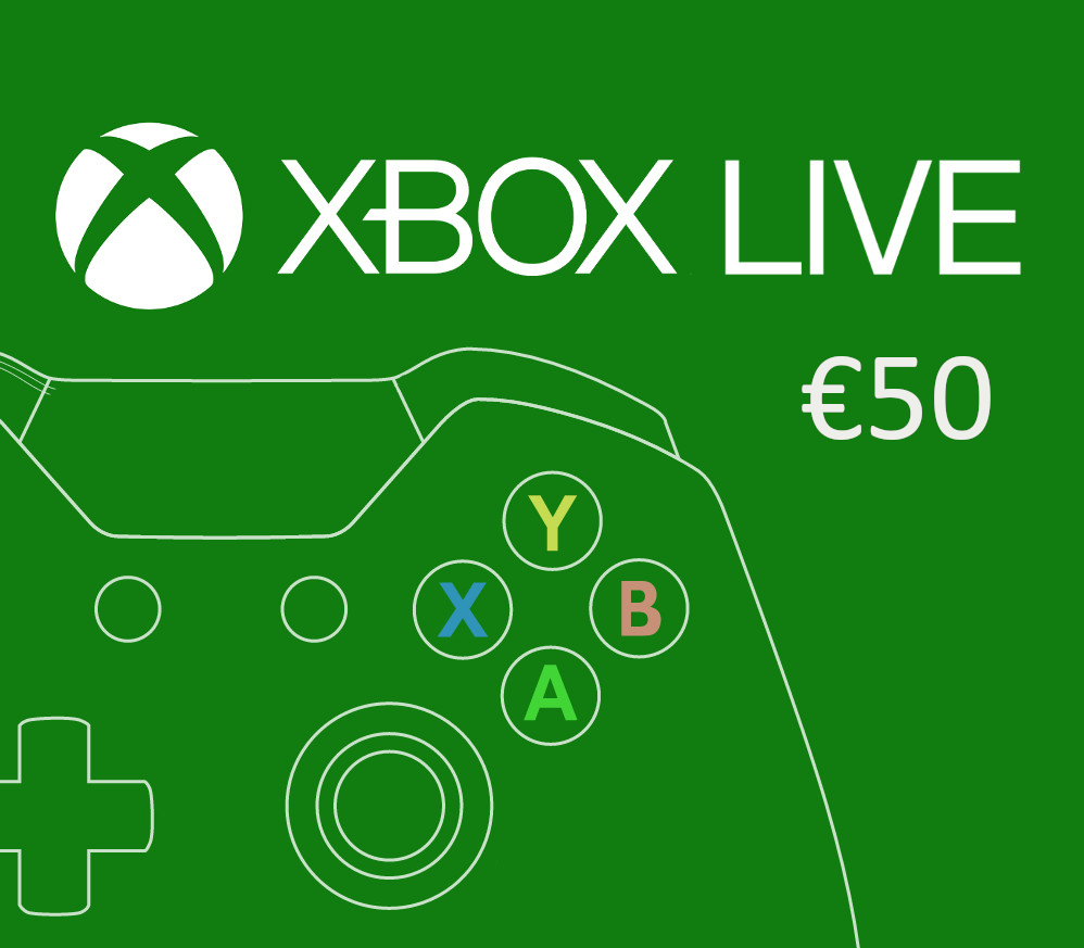 XBOX Live €50 Prepaid Card NL