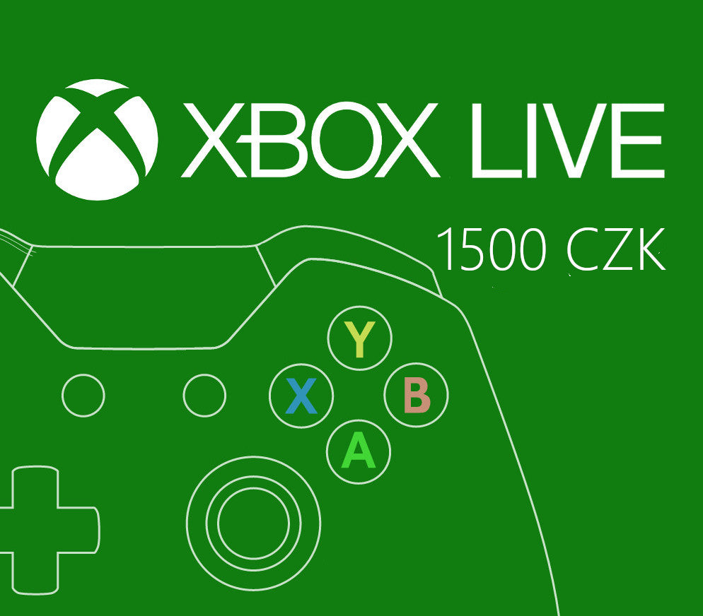 XBOX Live 1500 CZK Prepaid Card CZ