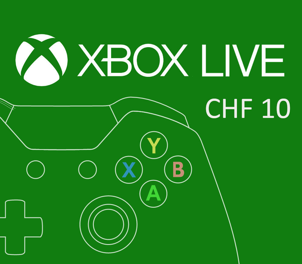 XBOX Live 10 CHF Prepaid Card CH