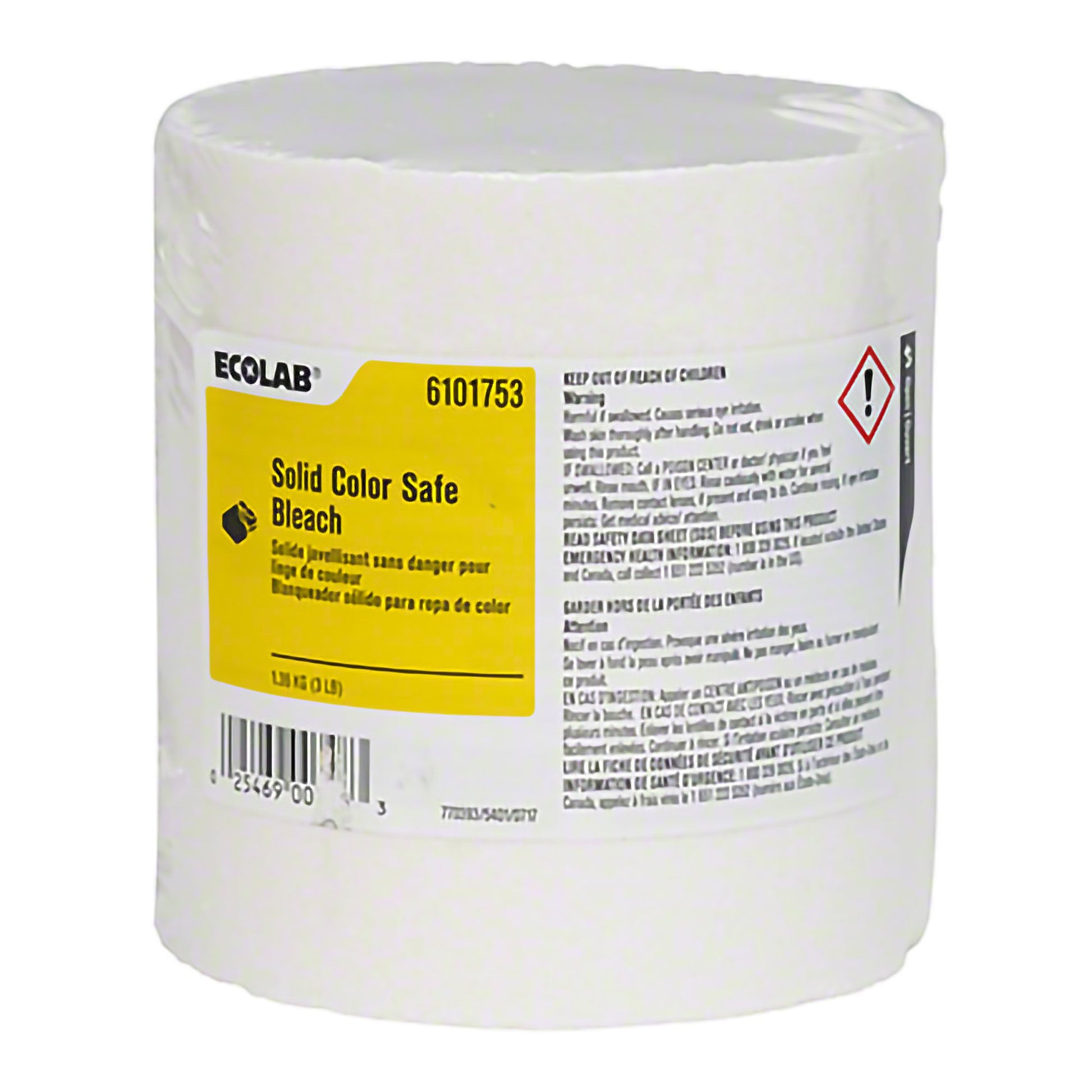 Ecolab Solid Color Safe Bleach Laundry Detergent