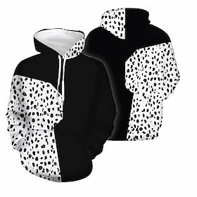 101 Dalmatiens Cruella De Vil Sweat à capuche Anime Dessin Animé Animé 3D 3D Harajuku Art graphique Pour Couple Unisexe Adulte Rentrée scolaire Impression 3D