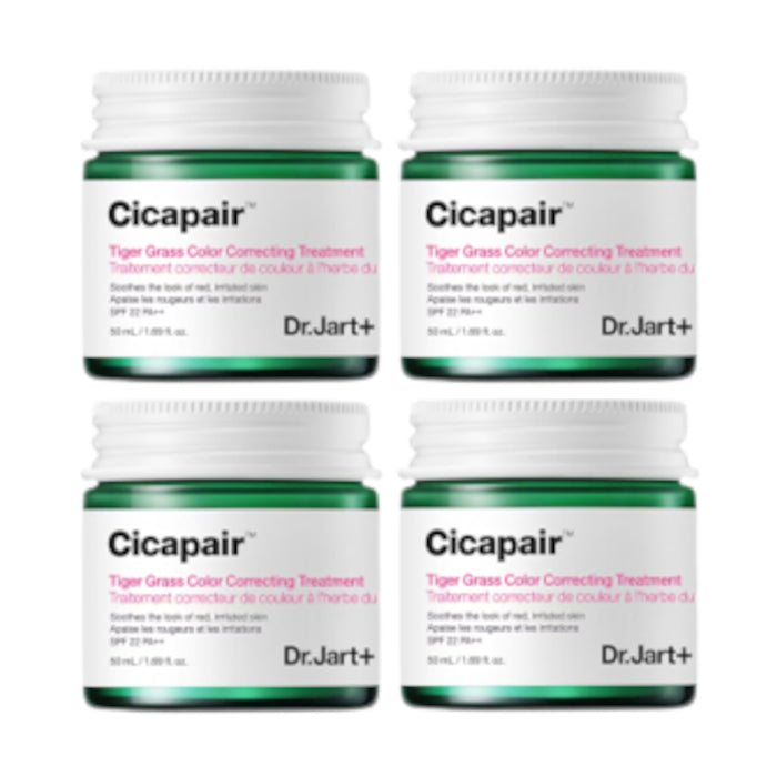 Dr. Jart+ - Cicapair Tiger Grass Color Correcting Treatment SPF22 PA++ (renewal version) - 50ml - (4ea) Set