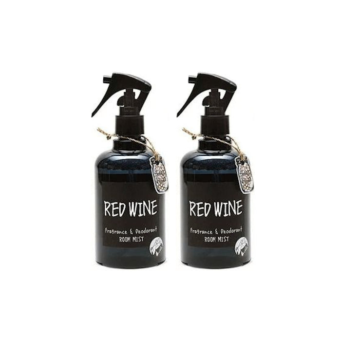 John's Blend - Fragrance & Deodorant Room Mist - Red Wine (280ml x 2ea) Set
