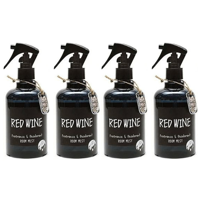 John's Blend - Fragrance & Deodorant Room Mist - Red Wine (280ml x 4ea) Set