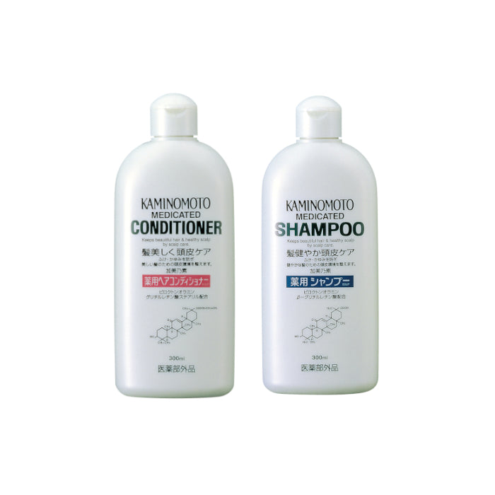 KAMINOMOTO - Medicated Hair B & P Shampoo & Conditioner Set