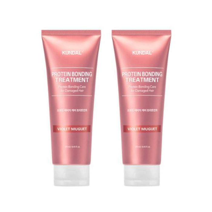 KUNDAL - Protein Bonding Treatment - Violet Muguet - 250ml DUO Set