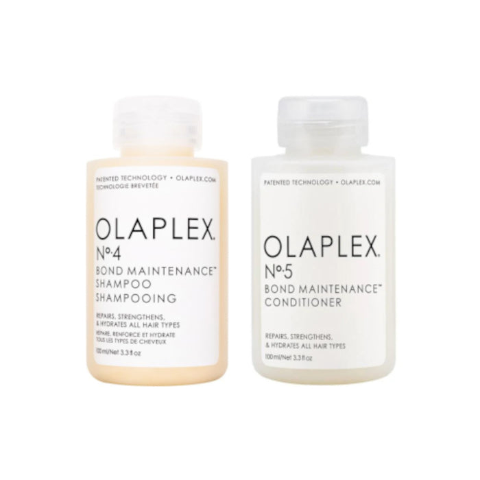 OLAPLEX - No.4 Bond Maintenance Shampoo - 100ml (1ea) X No.5 Bond Maintenance Conditioner - 100ml (1ea)