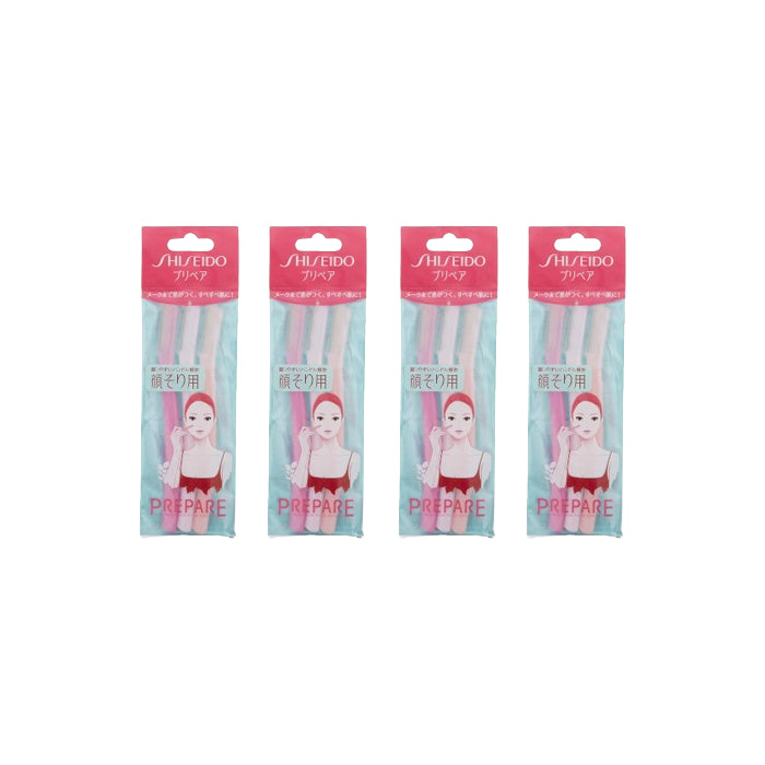 Shiseido - Prepare Face Shaving L - 3 pcs (4ea) Set
