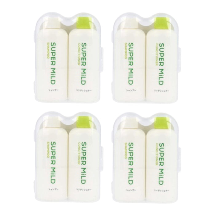 Shiseido - Super Mild Shampoo & Conditioner Mini Size Set - 50ml X 2 (4ea) Set