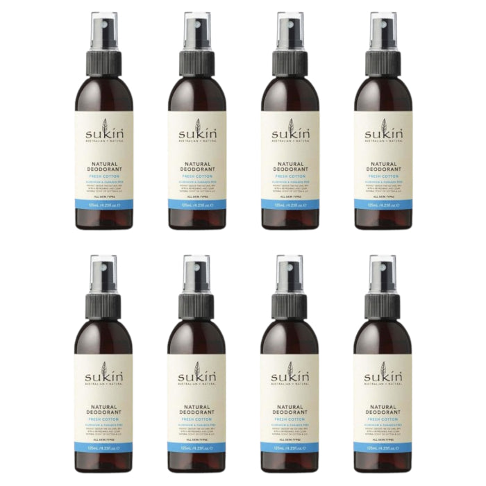 Sukin - Natural Deodorant Fresh Cotton - 125ml (8ea)