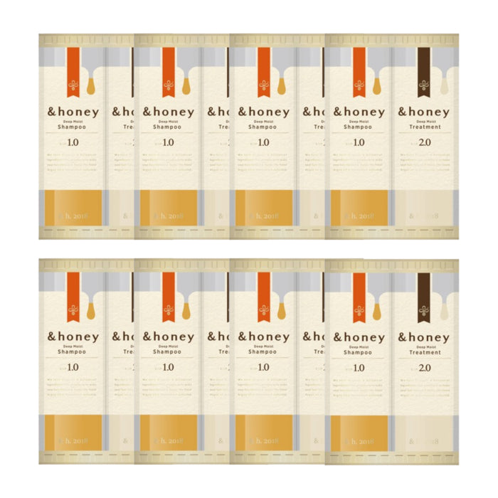 ViCREA - & honey Deep Moist Shampoo & Treatment Trial Set - 10ml+10ml - (8ea) Set