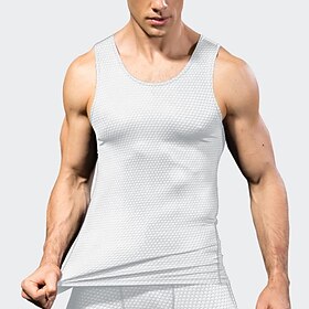 Homens Camisola de alças do exercício Regata de Corrida Sem Manga Colete Casual Roupa Esportiva Respirável Secagem Rápida Macio Treino de Ginástica Corrida Cam