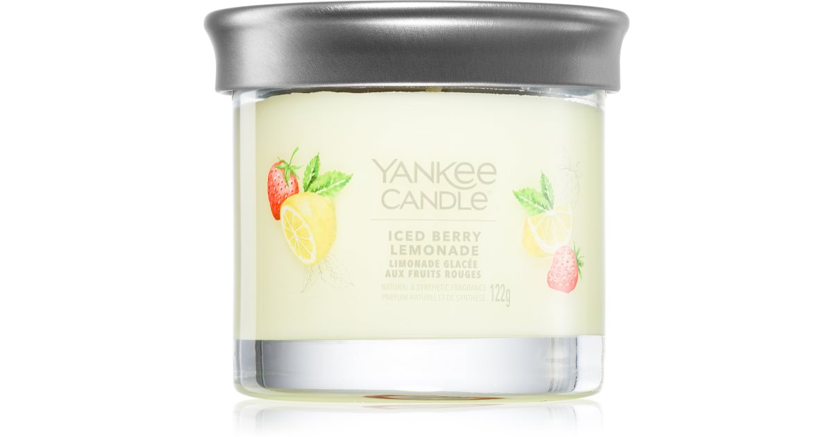 Yankee Candle Kerze im Glas mit Eisbeere und Limonade Signature - 122,0g