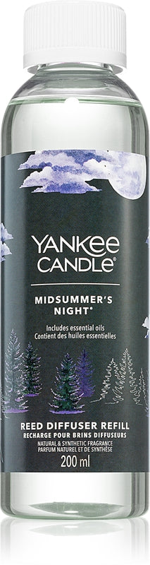 Yankee Candle Diffuser Refill Signature Midsommarnattsrör - Ersättningsfyllning för aromspridare - 200ml