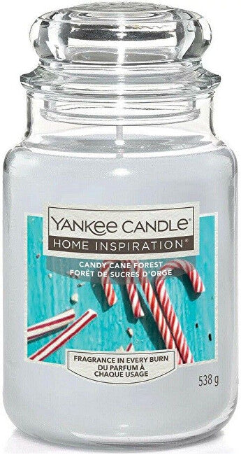 Yankee candle Home Inspiration candela profumata grande Candy Cane Forest 538 g