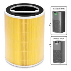 AiDot Ganiza G200S-G200 Air Purifier Replacement Filter-Yellow-Pet-1 Pack