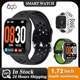 696 S226 Smart Watch 1.72 inch Smart armbånd Smartwatch Bluetooth Skridtæller Samtalepåmindelse Sleeptracker Kompatibel med Android iOS Herre Handsfree opkald