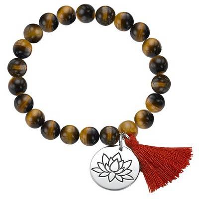 Yoga Jewellery - Lotus Flower Bead Bracelet