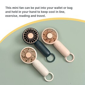 mini blæser sommer håndholdt blæser usb genopladelige bærbare blæsere til udendørs backpacking camping picnic studie køleventilatorer