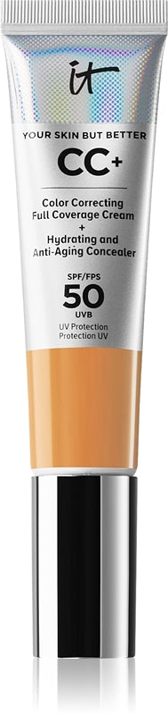 IT Cosmetics Your Skin But Better CC+ Full Coverage Foundation SPF 50+ for Women Tan 32ml