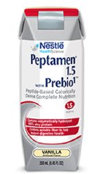 Peptamen 1.5 w- Prebio1 Oral Supplement-Tube Feeding Formula, 250 ml, 1 Each