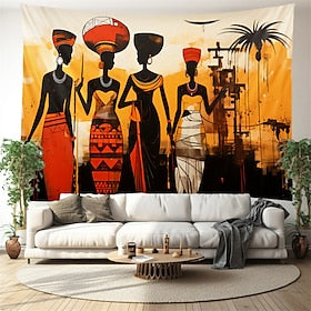 art populaire africain tapisserie suspendue art mural grande tapisserie décor mural photographie toile de fond couverture rideau maison chambre salon décoratio
