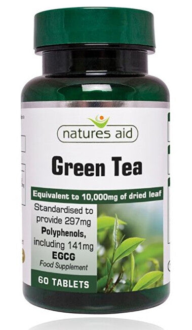 Natures aid Grøn te 10.000 mg - 60 tabletter