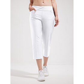 Women's Golf Pants White Pants - Trousers Ladies Golf Attire Clothes Outfits Wear Apparel