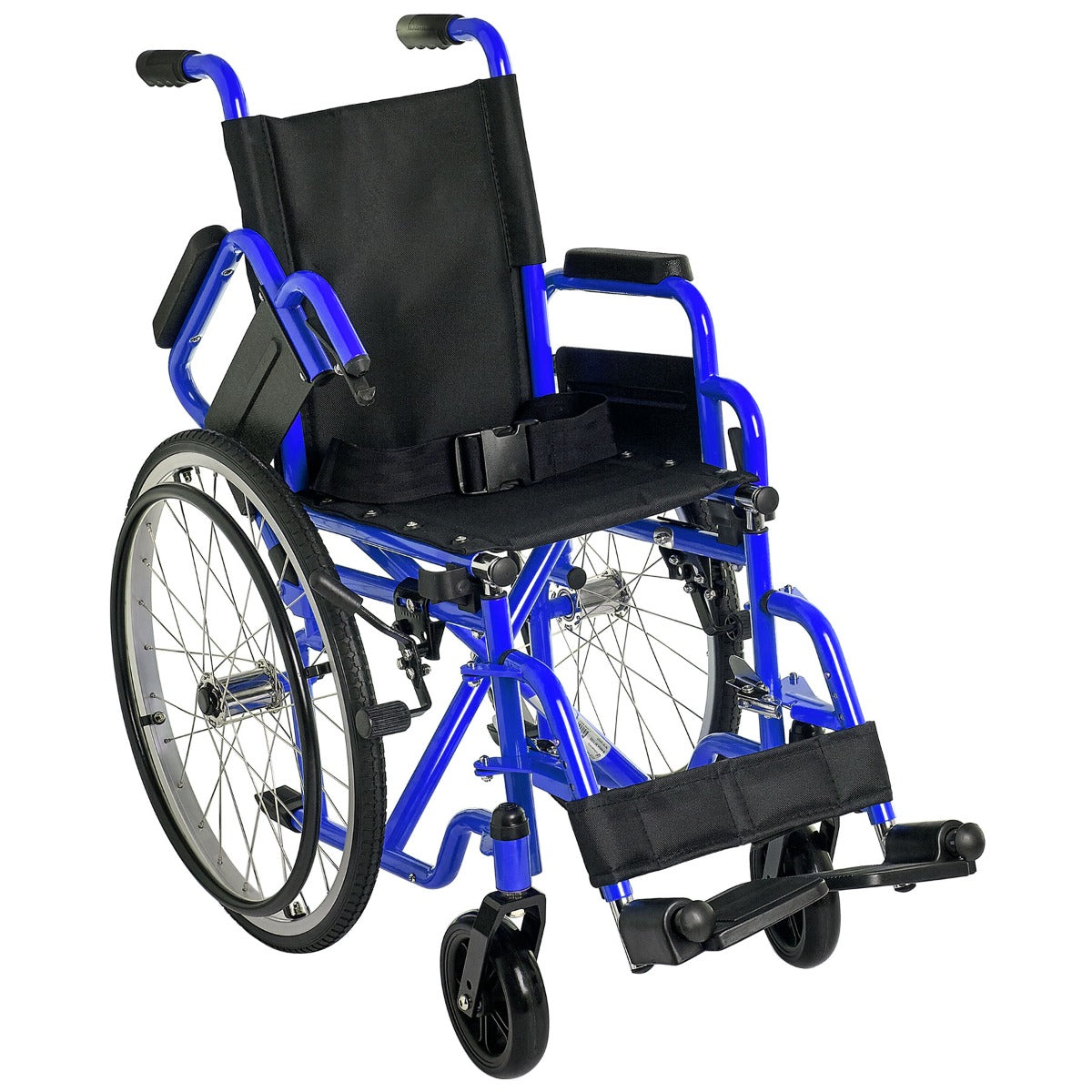 Ziggo Lightweight 16" Pediatric Wheelchair, Blue